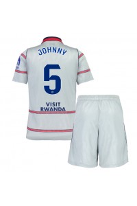 Atletico Madrid Johnny Cardoso #5 Jalkapallovaatteet Lasten Kolmas peliasu 2026-27 Lyhythihainen (+ Lyhyet housut)